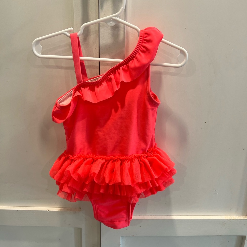 Cat and Jack Baby girl bathing suit size 18 months. Worn once!